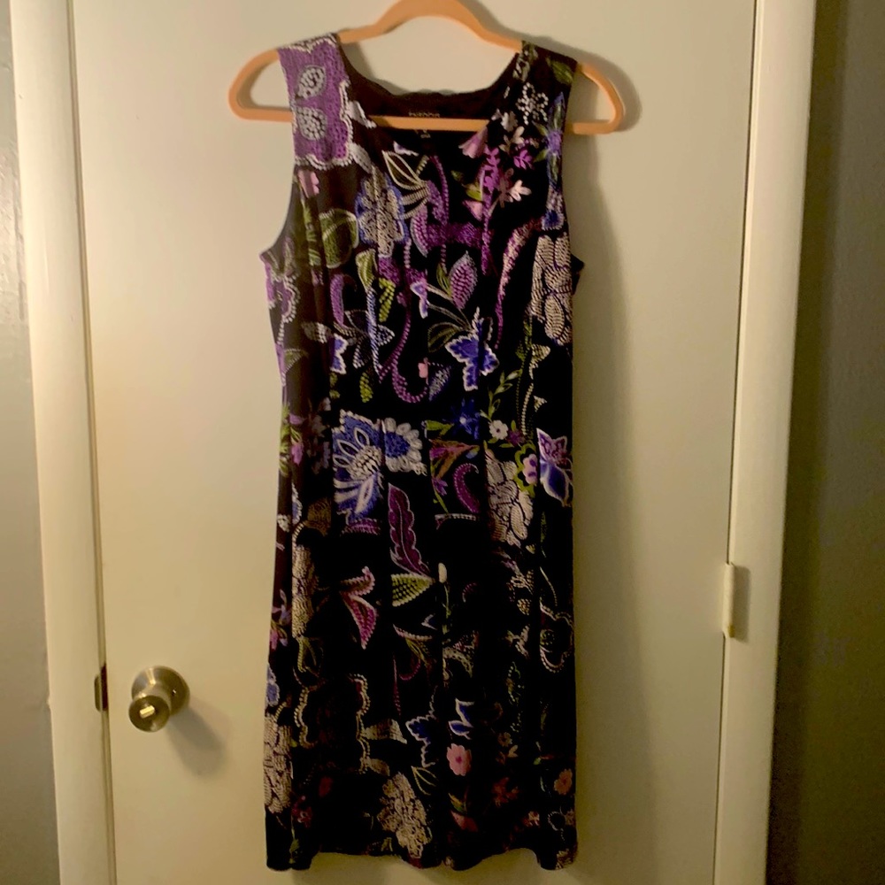 EUC Enfocus Studio Women’s dress. Multi-colored. Size 12